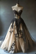  A Line Gothic Champagne