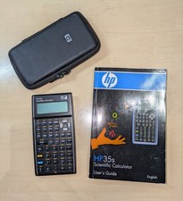HP 35s Scientific Calculator, original case + manual
