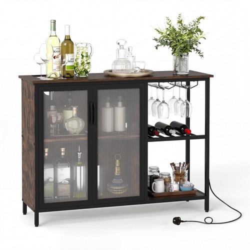 Wine bar cabinet - cabinet, power