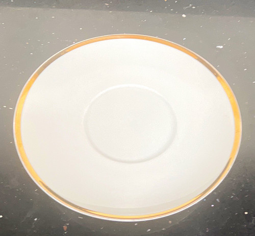 Thomas white porcelain saucer - porcelain,