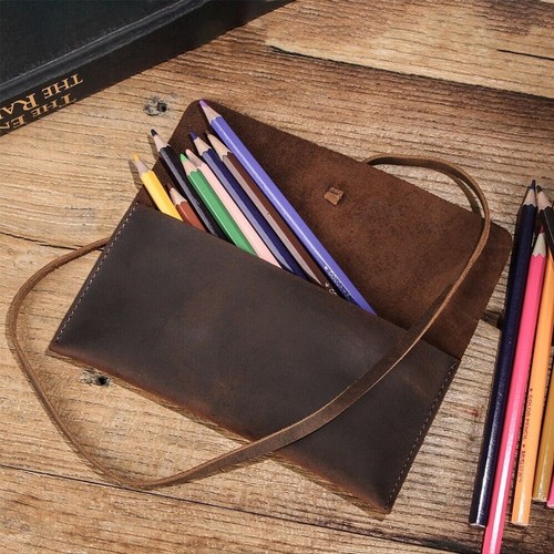 Handmade cowhide leather roll - handmade,