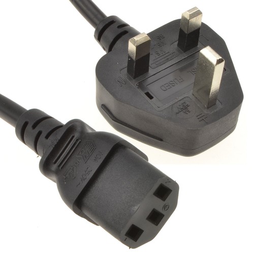 Power cord plug iec - to,