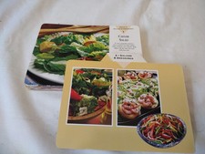 Vintage RECIPE Cards Delicious Meals Made Easy Group #2 Salads & Dressings 1-74
