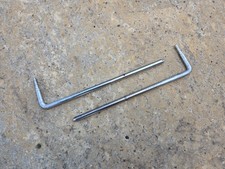 CHEVROLET CORVETTE C3 SUNVISOR SUPPORT PIN PAIR 1977 TO 1979