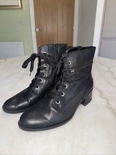 Gabor black leather size 6 - gabor,