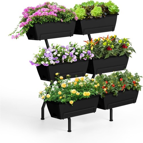 Raised garden beds outdoor 6 - beds, w/6