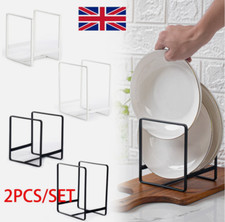 2Pcs Upright Plate Storage