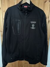 Nissan Racing Champions League merch football jacket Size XL In Black