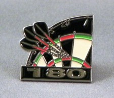 180 DARTS BOARD PIN BADGE TOP QUALITY COLLECTORS PIN 