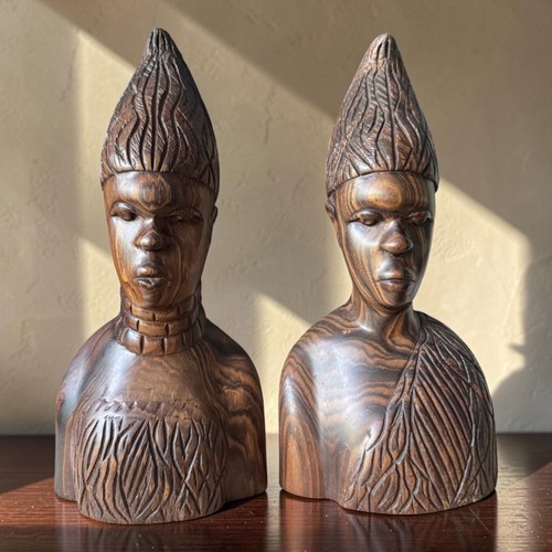 Hand carved wood - carved, female