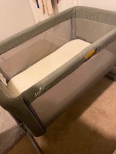 Joie Baby Roomie Glide Sleep Bedside Cot - Foggy Grey