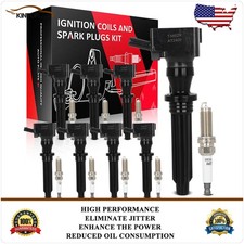 8 Ignition Coils & 8 Spark