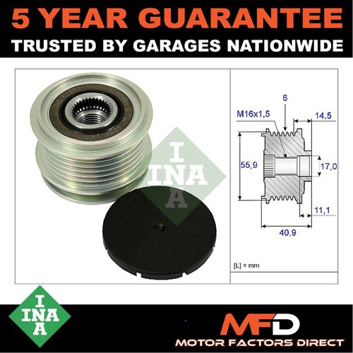 Alternator pulley ina fits - pulley,