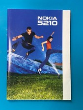 Genuine Nokia 5210 Mobile Phone Original User Guide Manual, Vintage & Retro