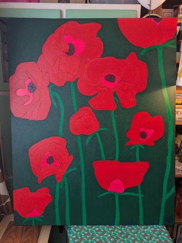 Large original canvas painting - original,