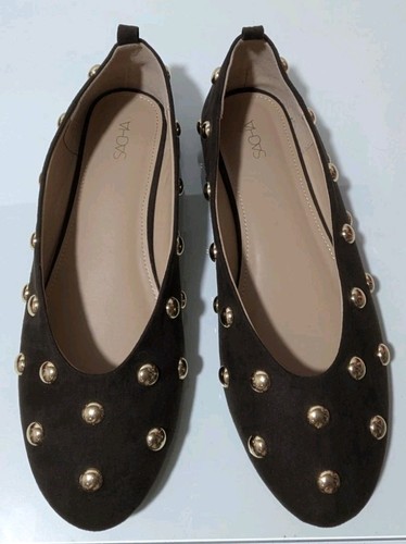 Size brown suede - brown, stud