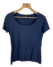 MCM vintage ladies short sleeve top t shirt blouse size 40 / L