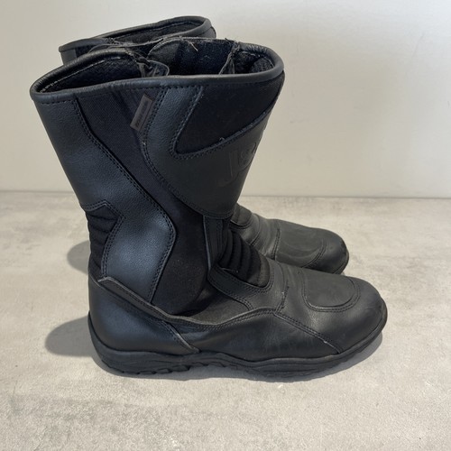 Motorcycle boots black uk7 - j&s,