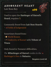 Diablo 4 Harbinger Mats Heart