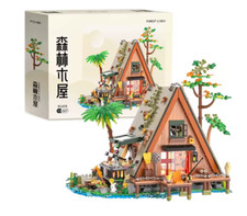 1486PCS Forest House building