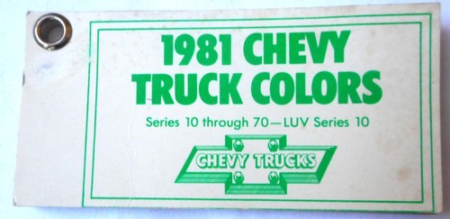 1981 chevrolet truck - truck, dealer