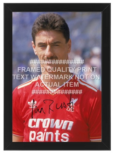 Ian rush signed - rush, printed
