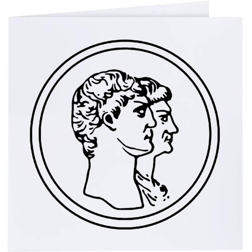 Roman coin greeting - coin', cards