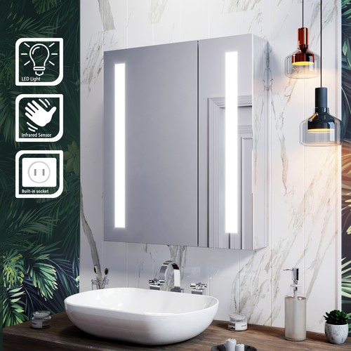 Led bathroom mirror cabinet - led,