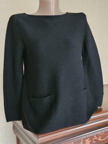 Women cos sweater black wool - women,