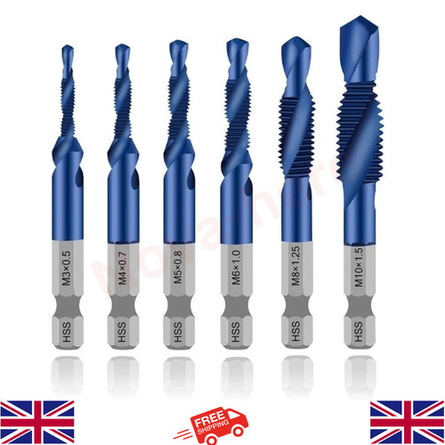 Hex shank titanium hss metric - hss,