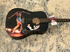 RARE CUSTOM Benson Boone Signed Guitar JSA CERT  Singer Beautiful Things