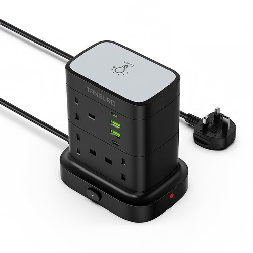 Gang 4usb extension lead - 2m,