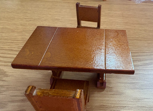 Doll house furniture vintage