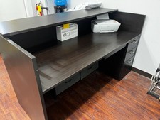 Dark wood rectangle - rectangle, reception