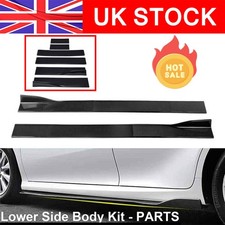 6Pcs/Set 86.6" Side Skirt Extension Splitter Rocker Panel For Ford Focus RS ST