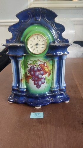 Large vintage mantle clock - mantle,