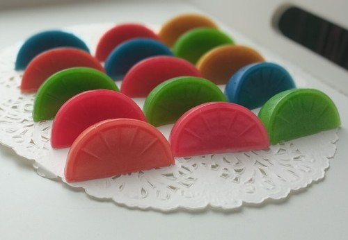 Mini orange segment soap - mini,