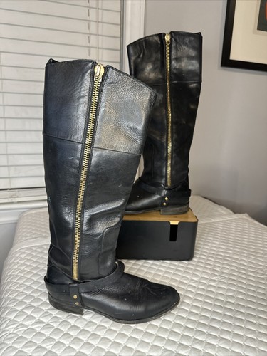 Golden goose side zip black - golden,
