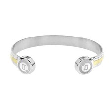 Bioflow Magnetic Therapy Lux Two Tone Bangle - From Bioflow Direct