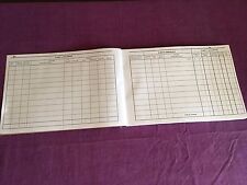 USED VEHICLE STOCK BOOK 100 PAGES FOR CAR VAN VAT ACCOUNTING RECORDS  