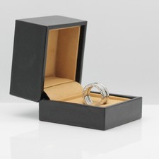 Bulgari B - Zero 1 Ring - 3 Band in 18KT White Gold - Size 52 with Bulgari Box
