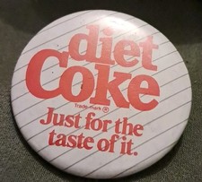 Vintage diet Coke cola  Pin