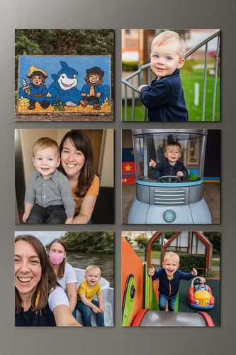 Personalised photo fridge - photo,
