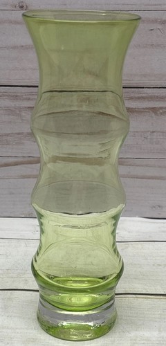 Green glass tall bamboo - tall,