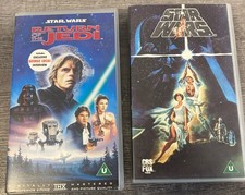 Star Wars VHS Tapes X 2