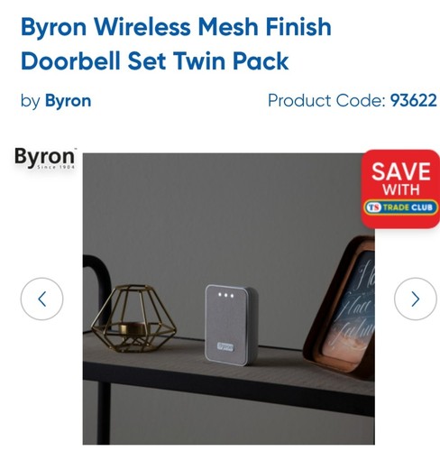 Byron wireless mesh finish - byron,