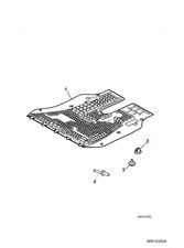 Jaguar Genuine Plastic Nut