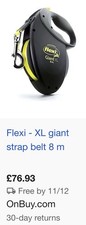 Flexi Giant L Neon Tape 50kg 8m Dog Lead | Brand New Sealed