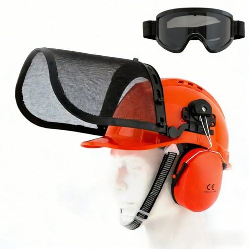 Chainsaw helmet safety steel - chainsaw,