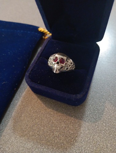 Badass skull ring solid 925 - badass,